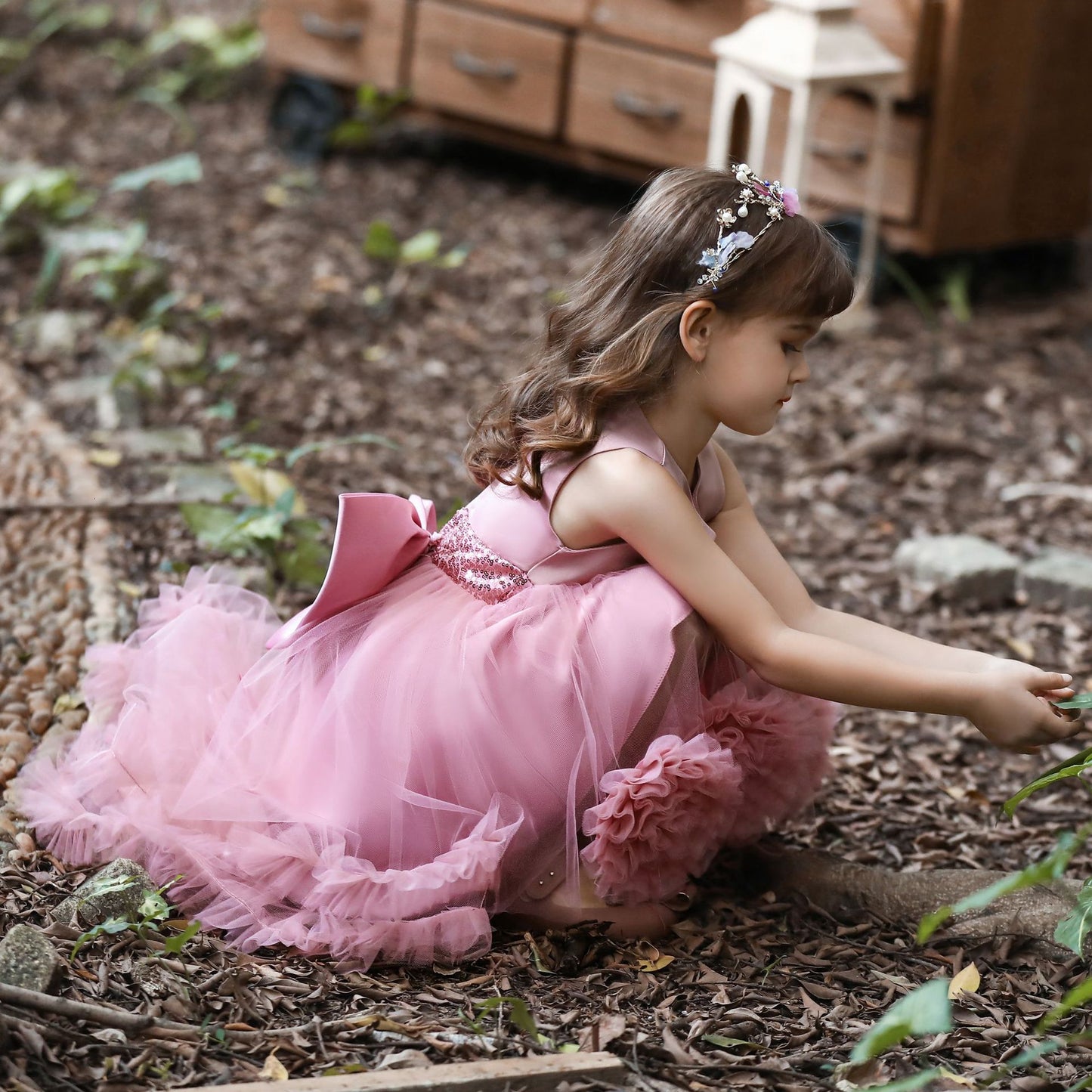 Dusty Pink Special Occasions Ball Cown #1000792