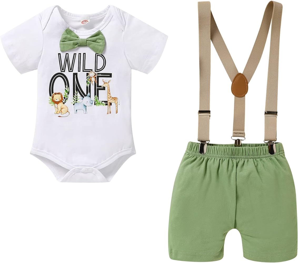Wild One Birthday Outfit 3PCS #200020