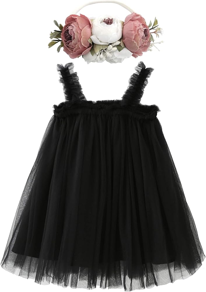Black Tulle Dress #1000165