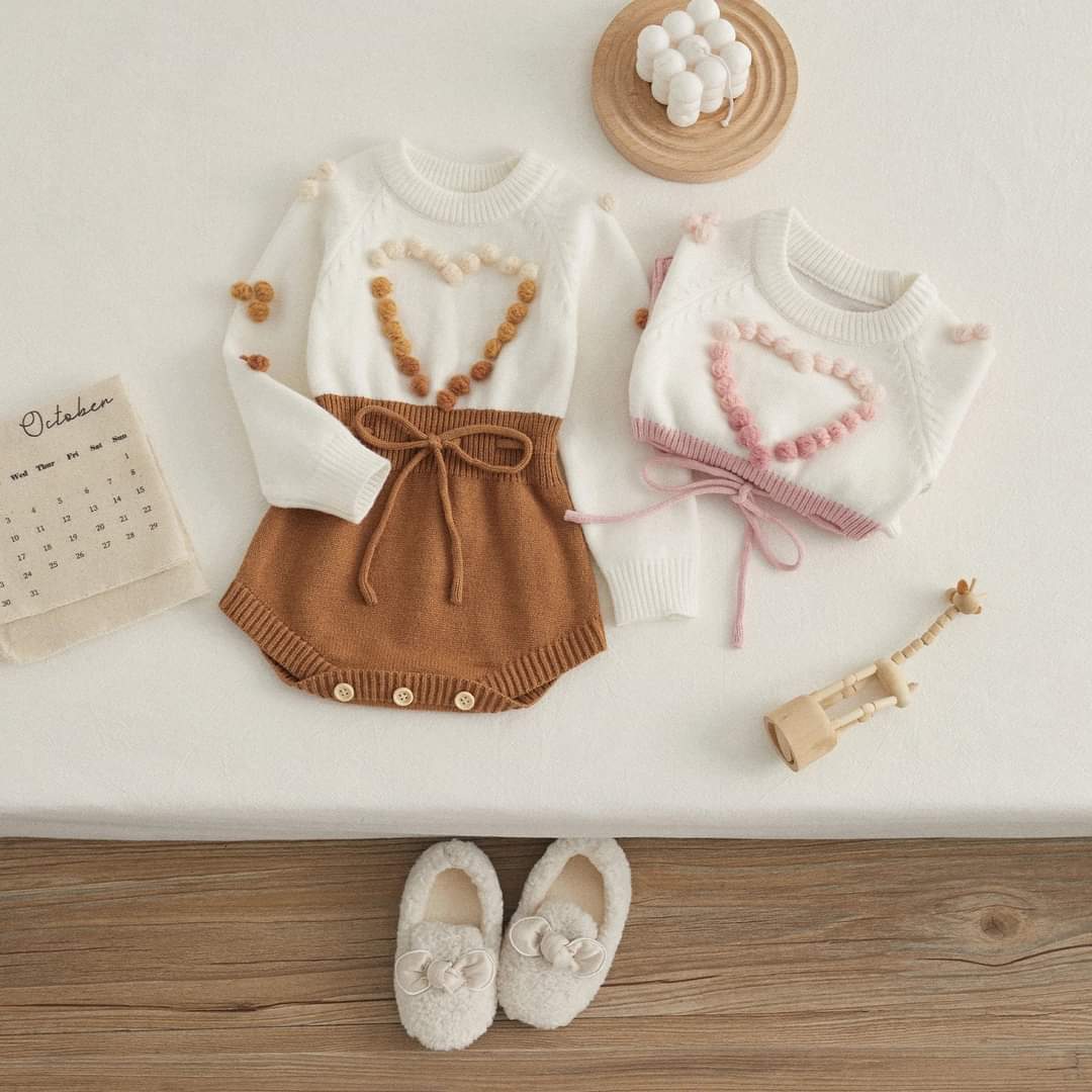 Luxury Knitwear Two-toned Romper Ombre, Tan and Burned Orange #1000217