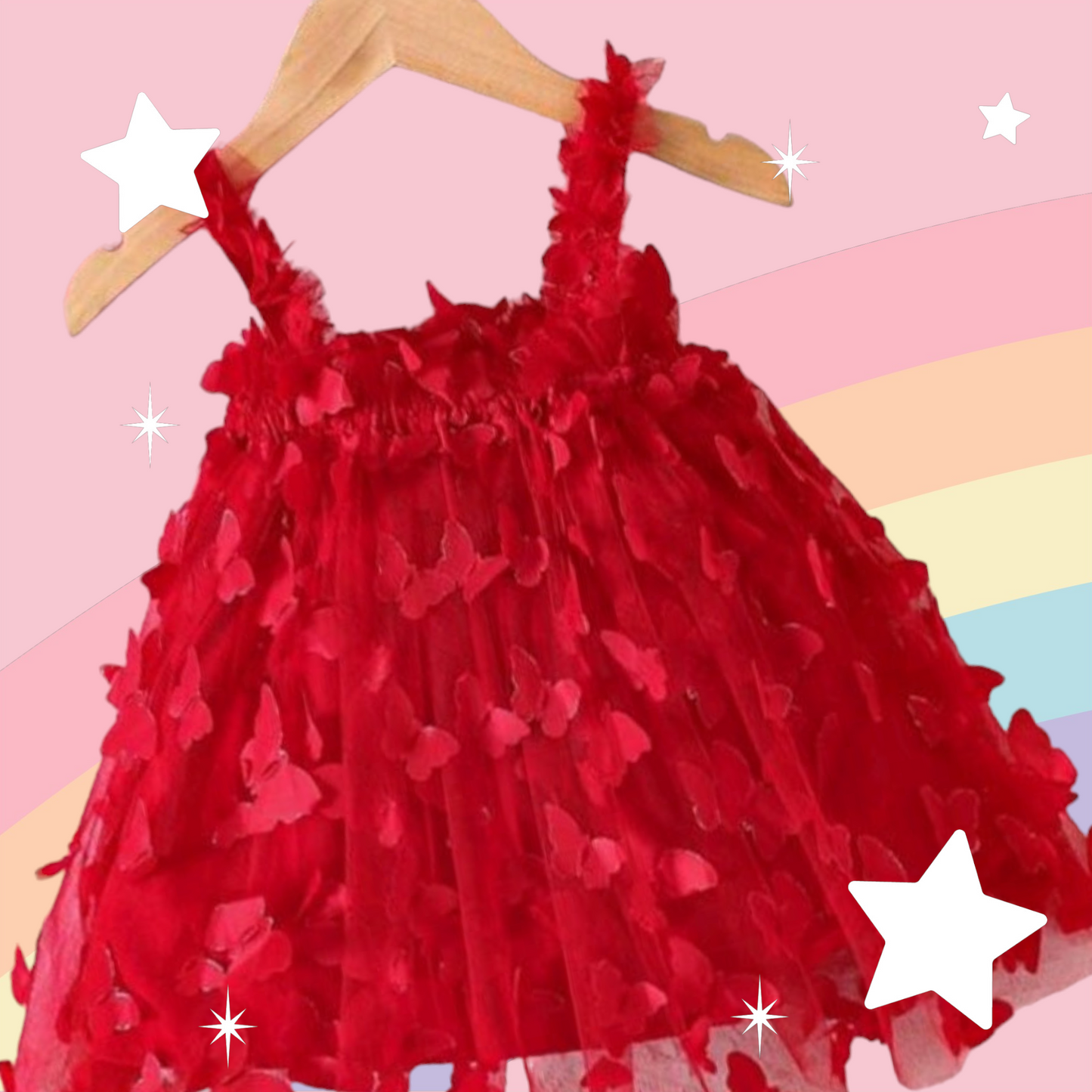 Red Butterfly Dress #1000225