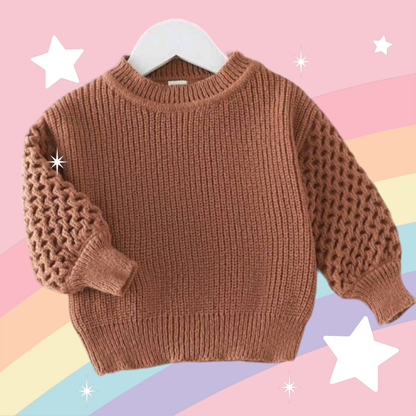 Moca Knitted Sweater, Gender Neutral #1000240