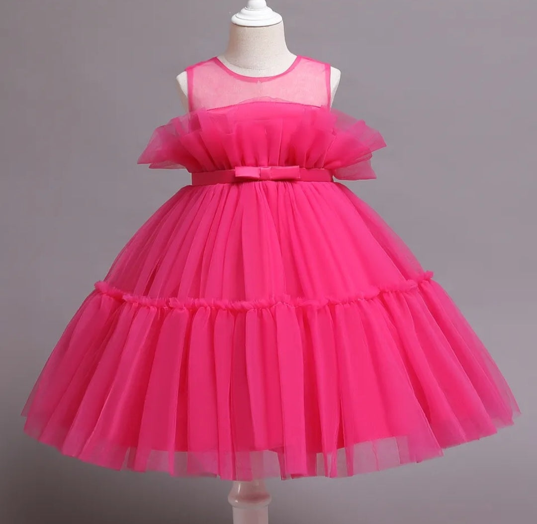Cerise Pink Special Occasion Dress #1000841