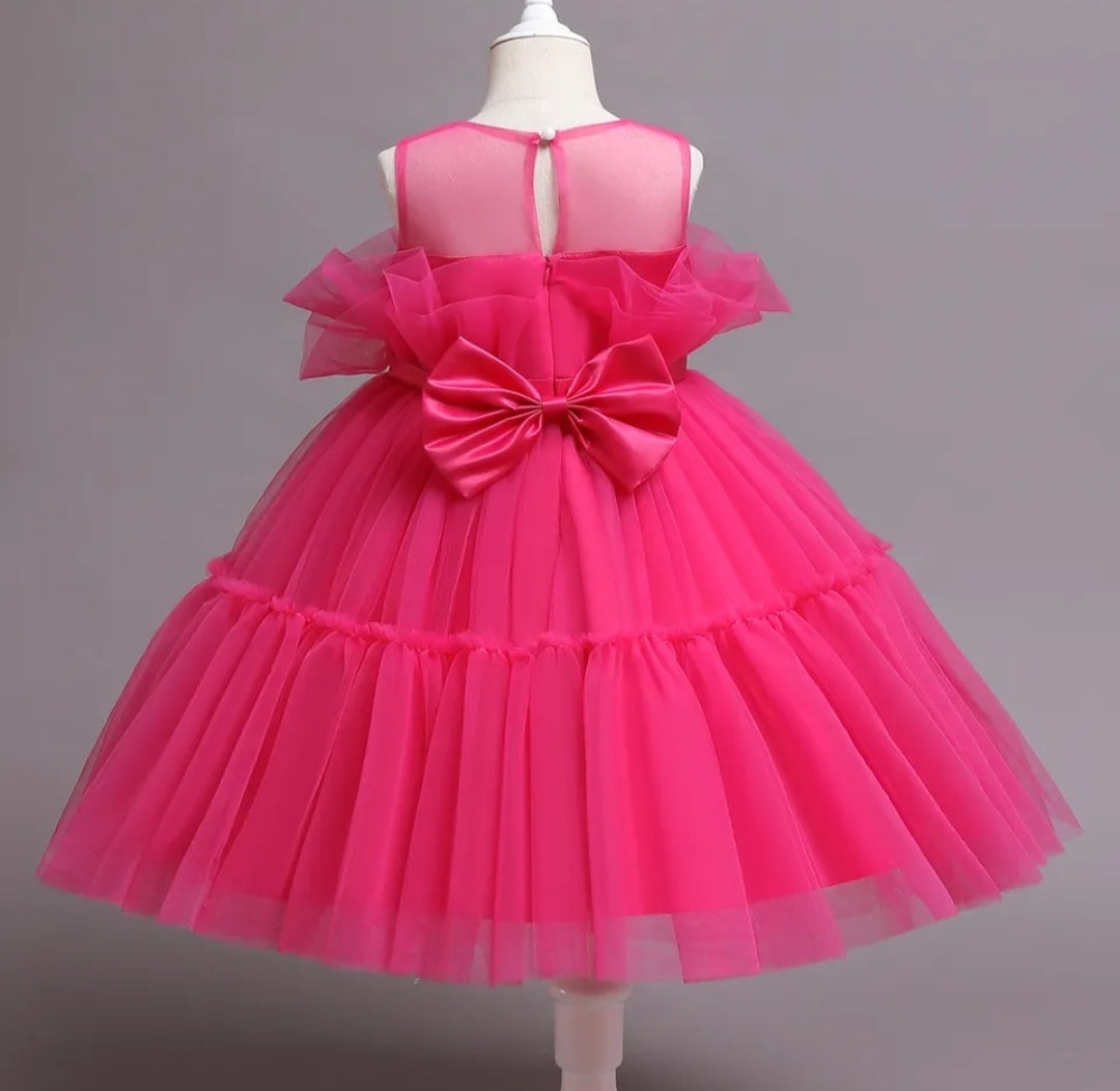 Cerise Pink Special Occasion Dress #1000841