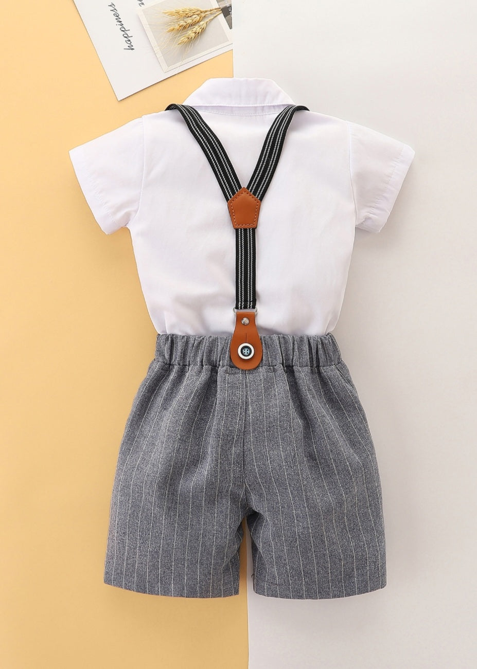 4PSC Gentleman Suit. (Romper also available in younger boys with shirt) #2000196