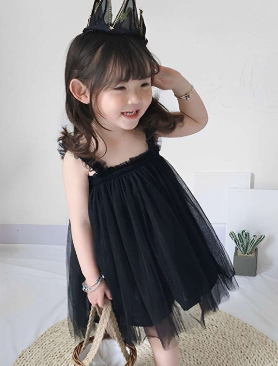 Black Tulle Dress #1000165