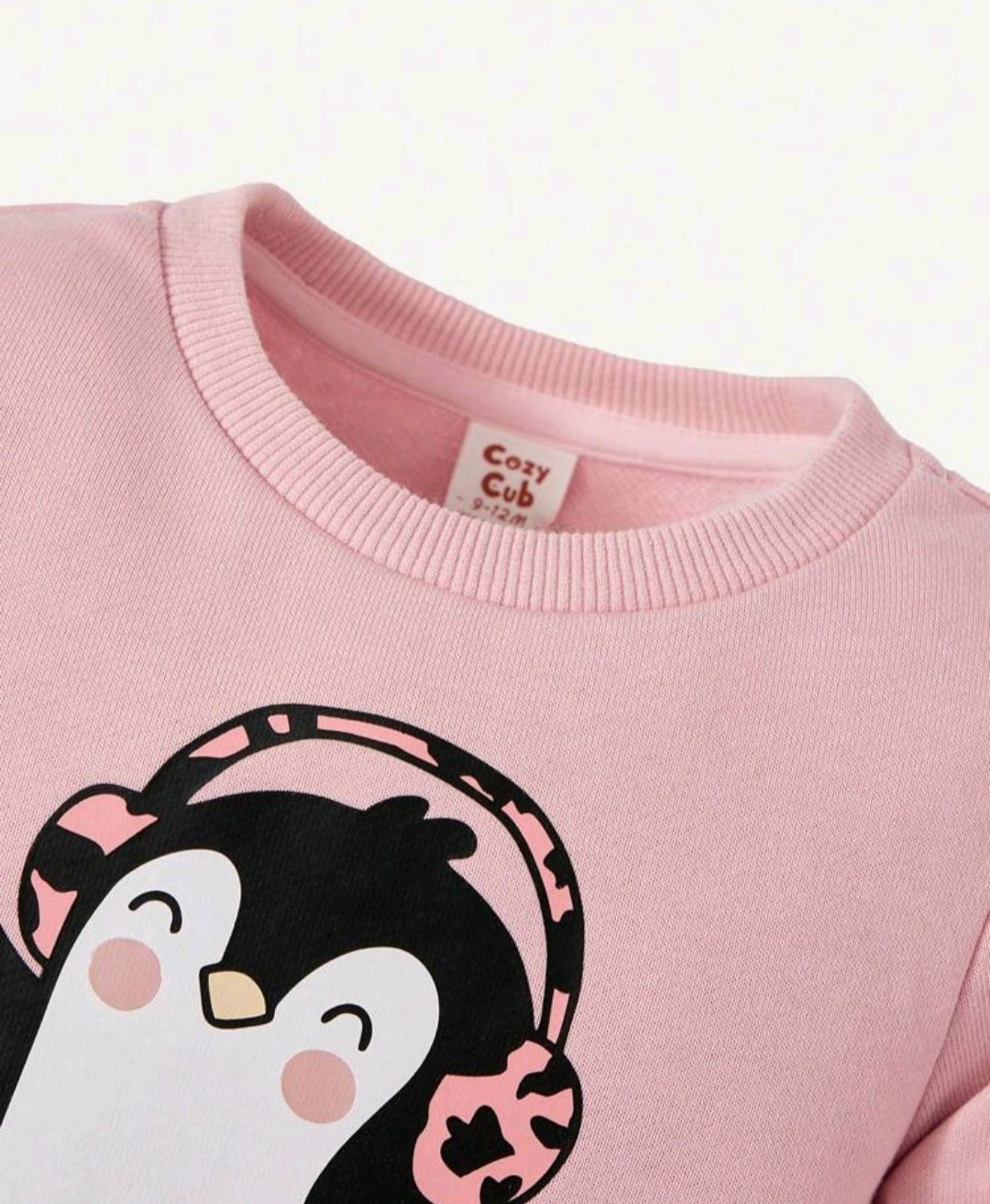 Penguin Cotton Crewnek Neck Top and Leggings #100014