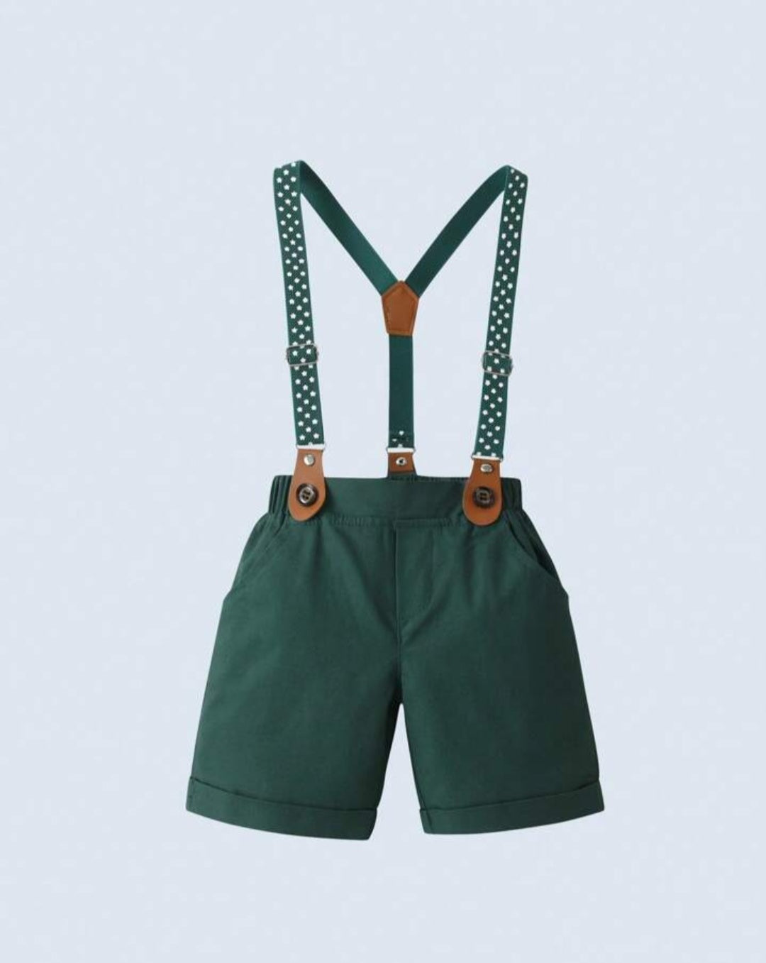 Forest Green Gentleman Suit 4PCS Outfit #2000136