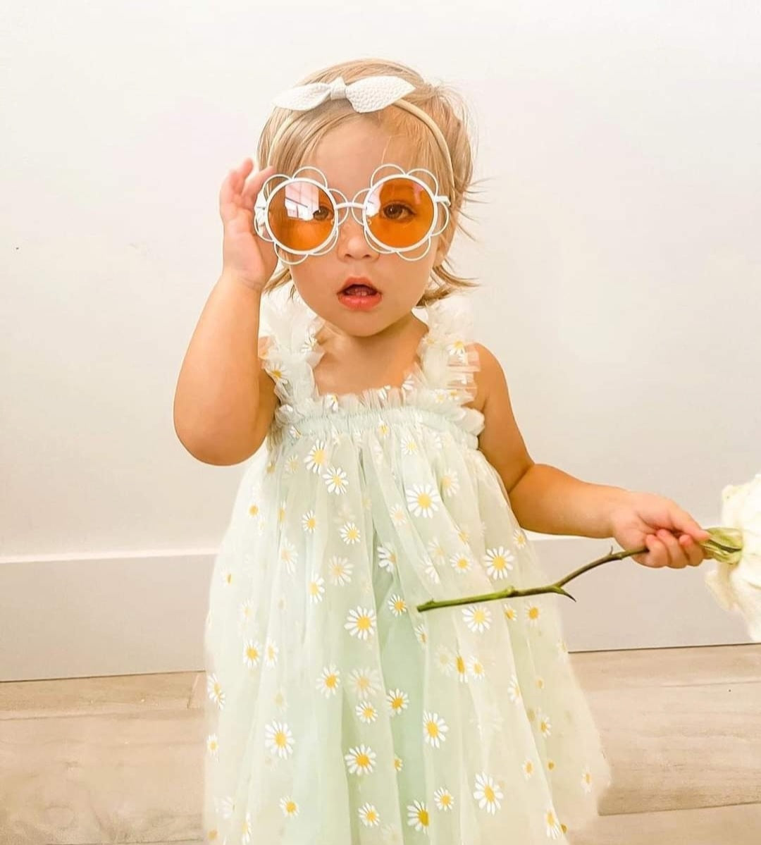 Green Daisy Dress #1000282