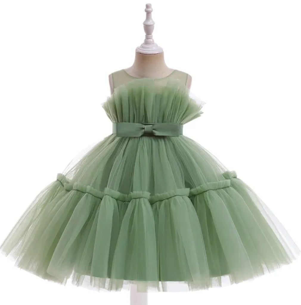 Sage Green Ruffle Special Occasions Dress #1001193 Sage Green Ruffle Special Occasions Dress #1001193