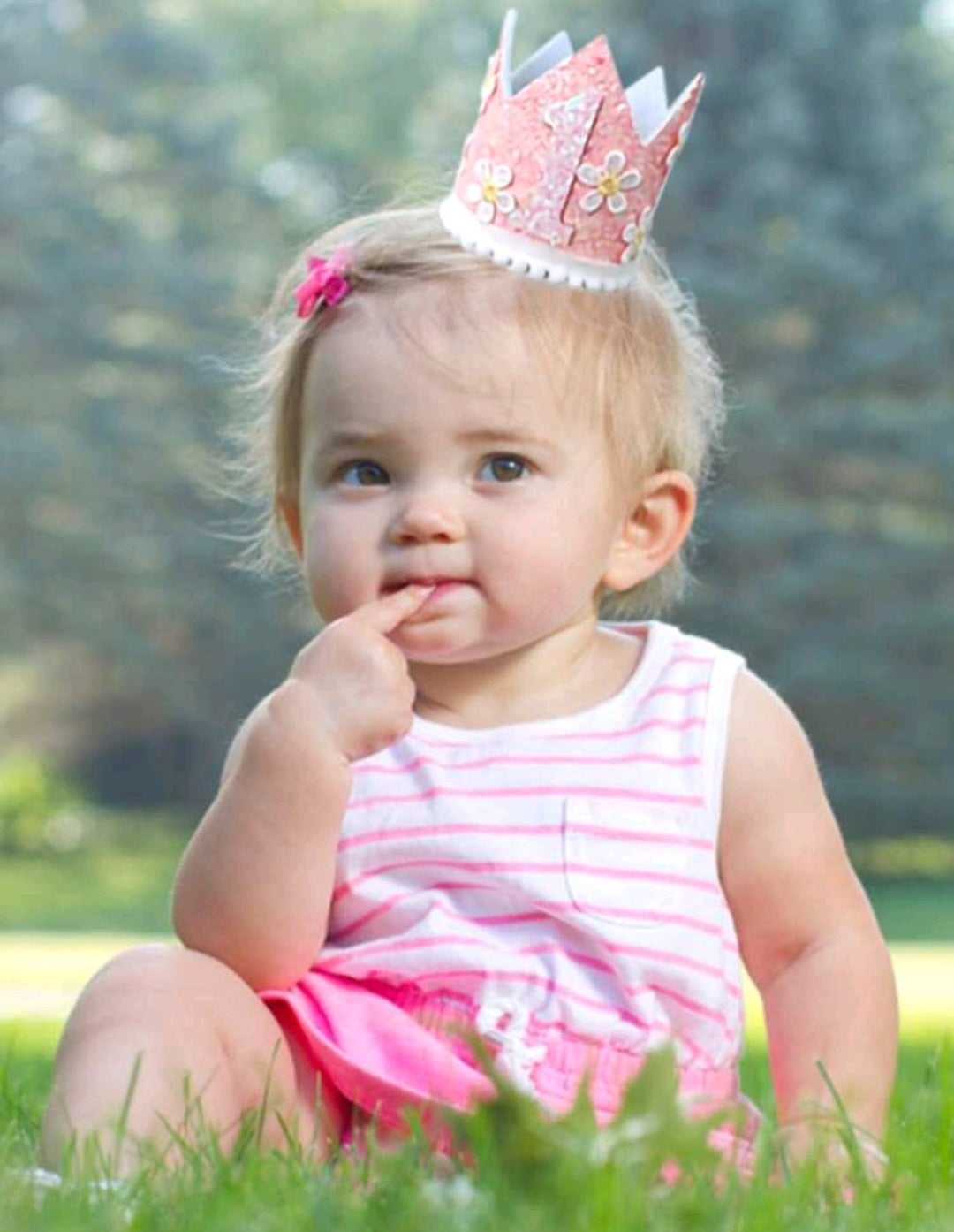 One Birthday Crown Daisy #4000425