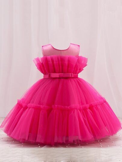 Cerise Pink Special Occasion Dress #1000841