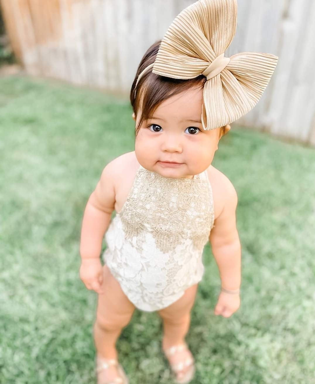 Lace Boho Romper with Gold Detail #1000187