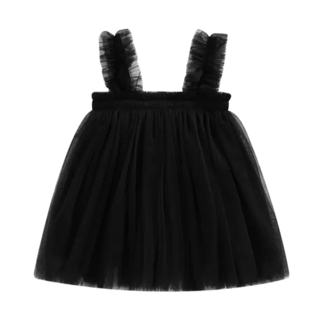 Black Tulle Dress #1000165