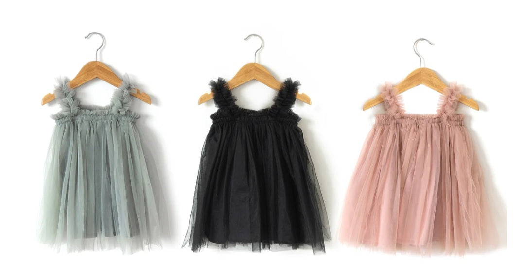 Black Tulle Dress #1000165