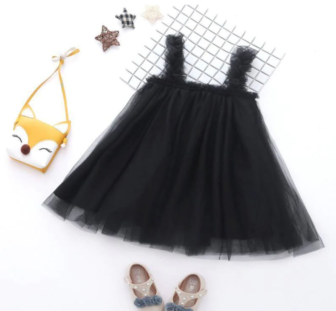 Black Tulle Dress #1000165