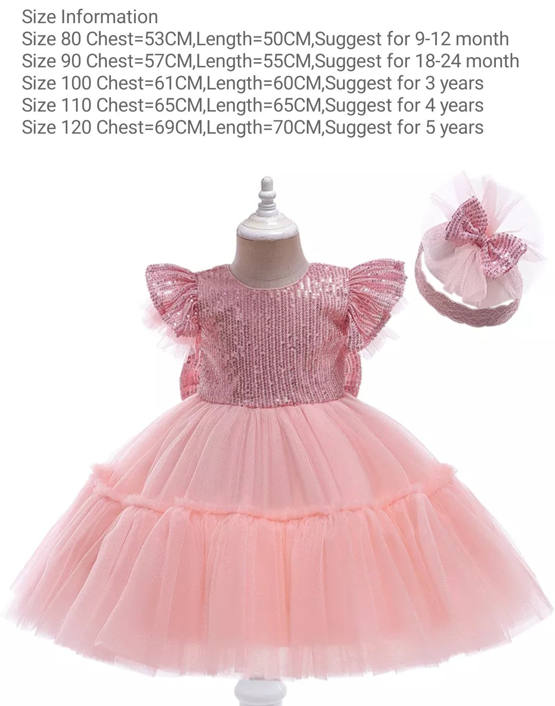 Forest Green Special Occasions Dress and Headband #1000996