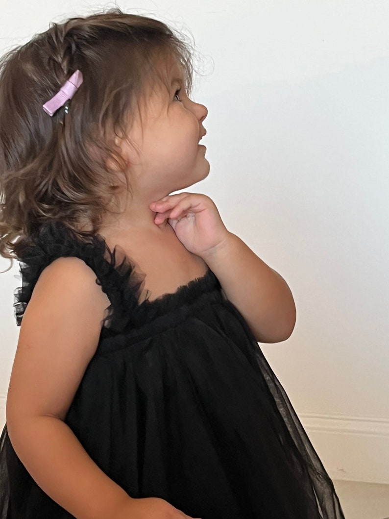 Black Tulle Dress #1000165