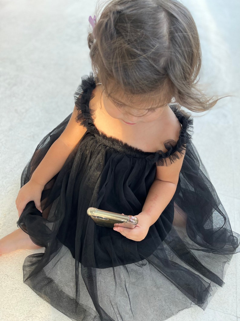 Black Tulle Dress #1000165
