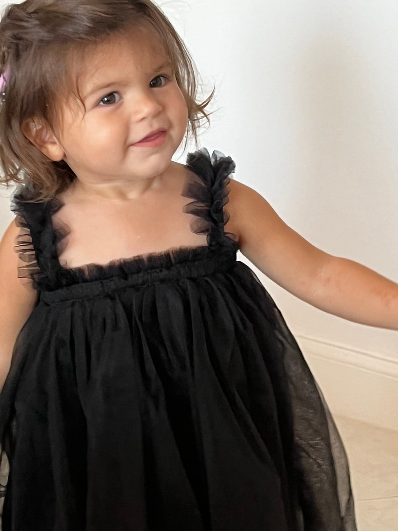 Black Tulle Dress #1000165