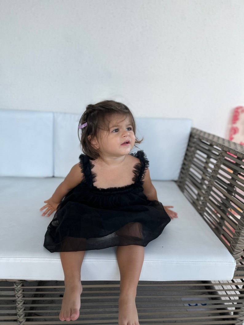 Black Tulle Dress #1000165