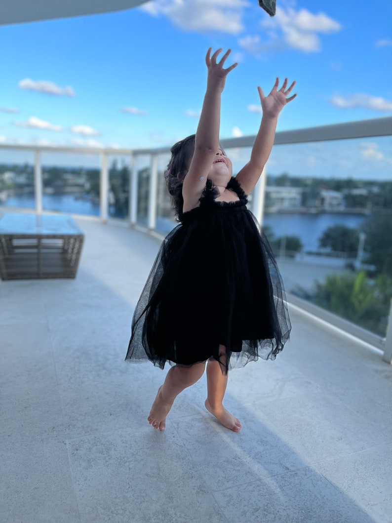 Black Tulle Dress #1000165