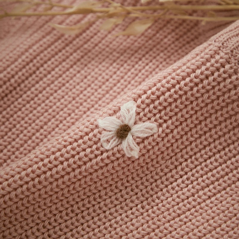 Pink Floral Sweater #1000222