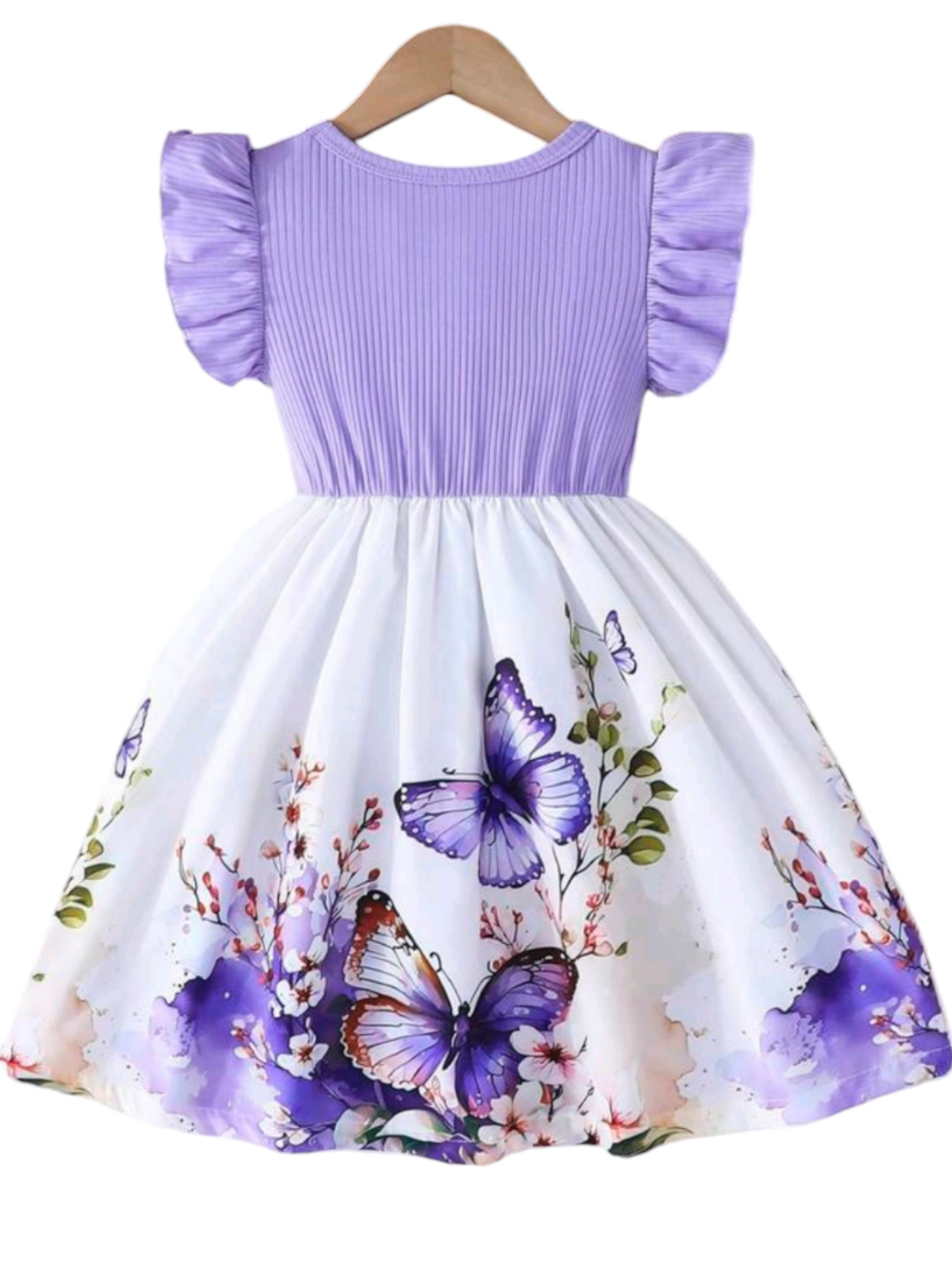 Purple Butterfly Dress #1000918