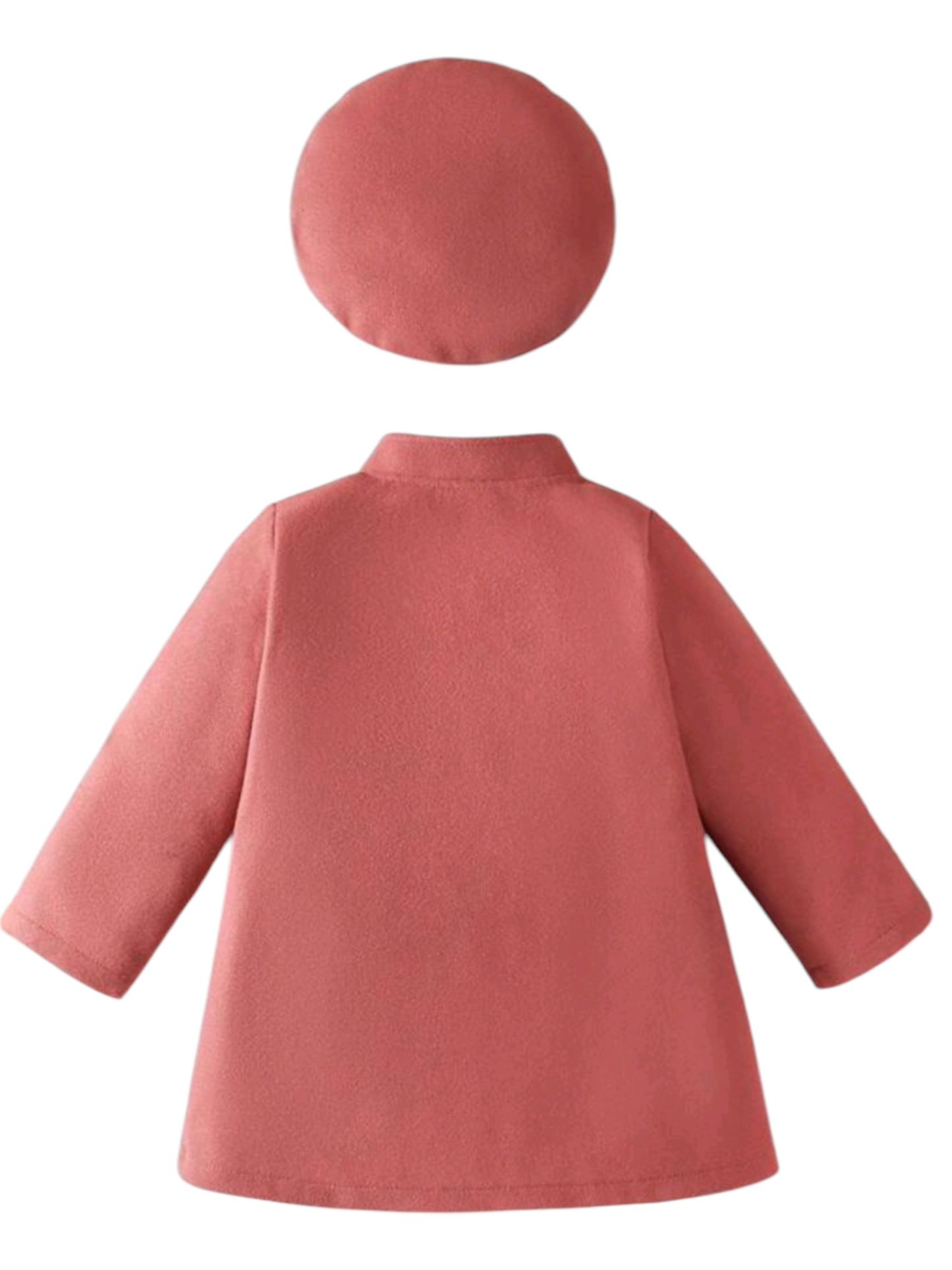 Salmon Melton Coat and Bernet #1001194