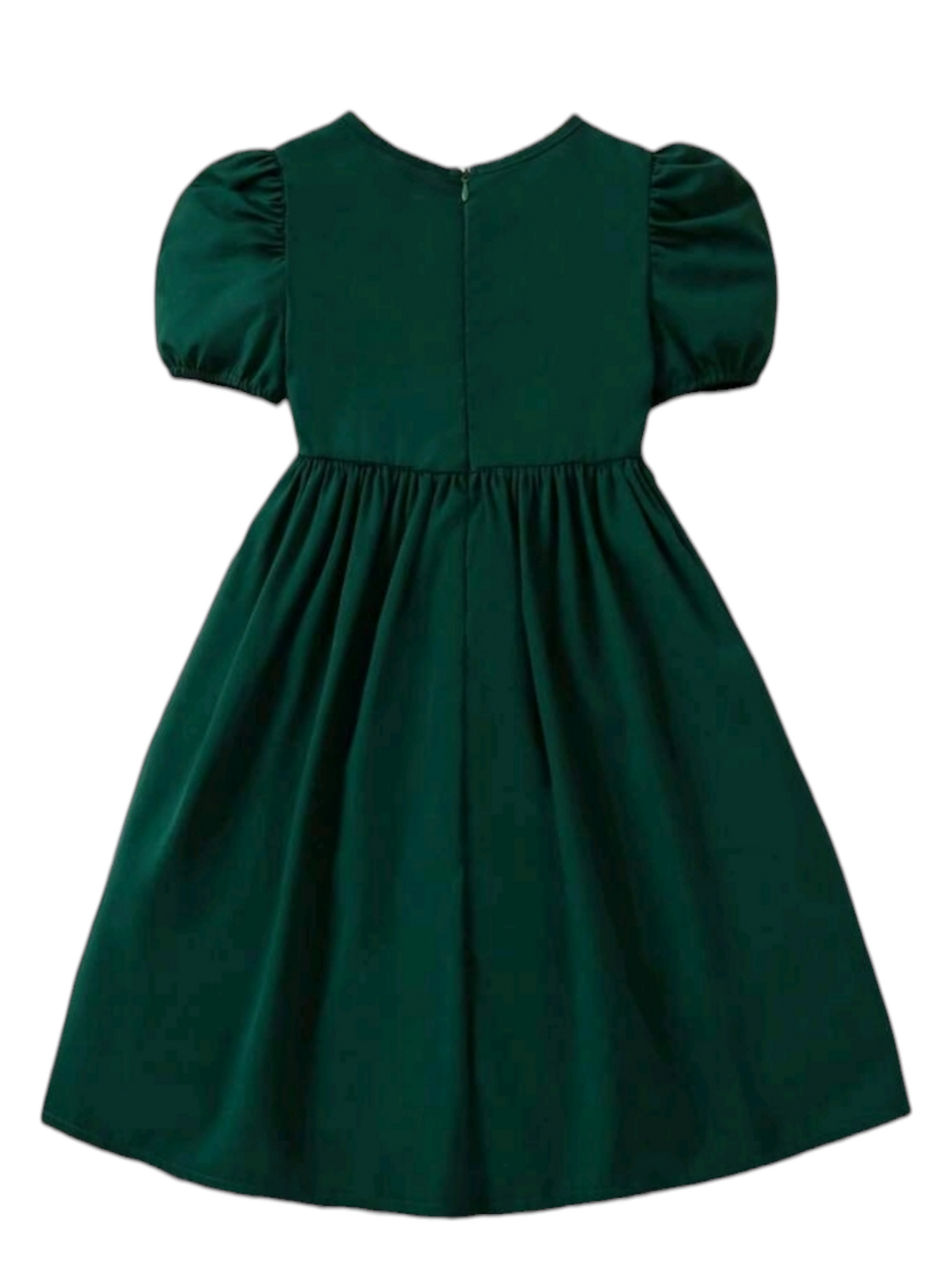 Forest Green And Gold Dress #1000964