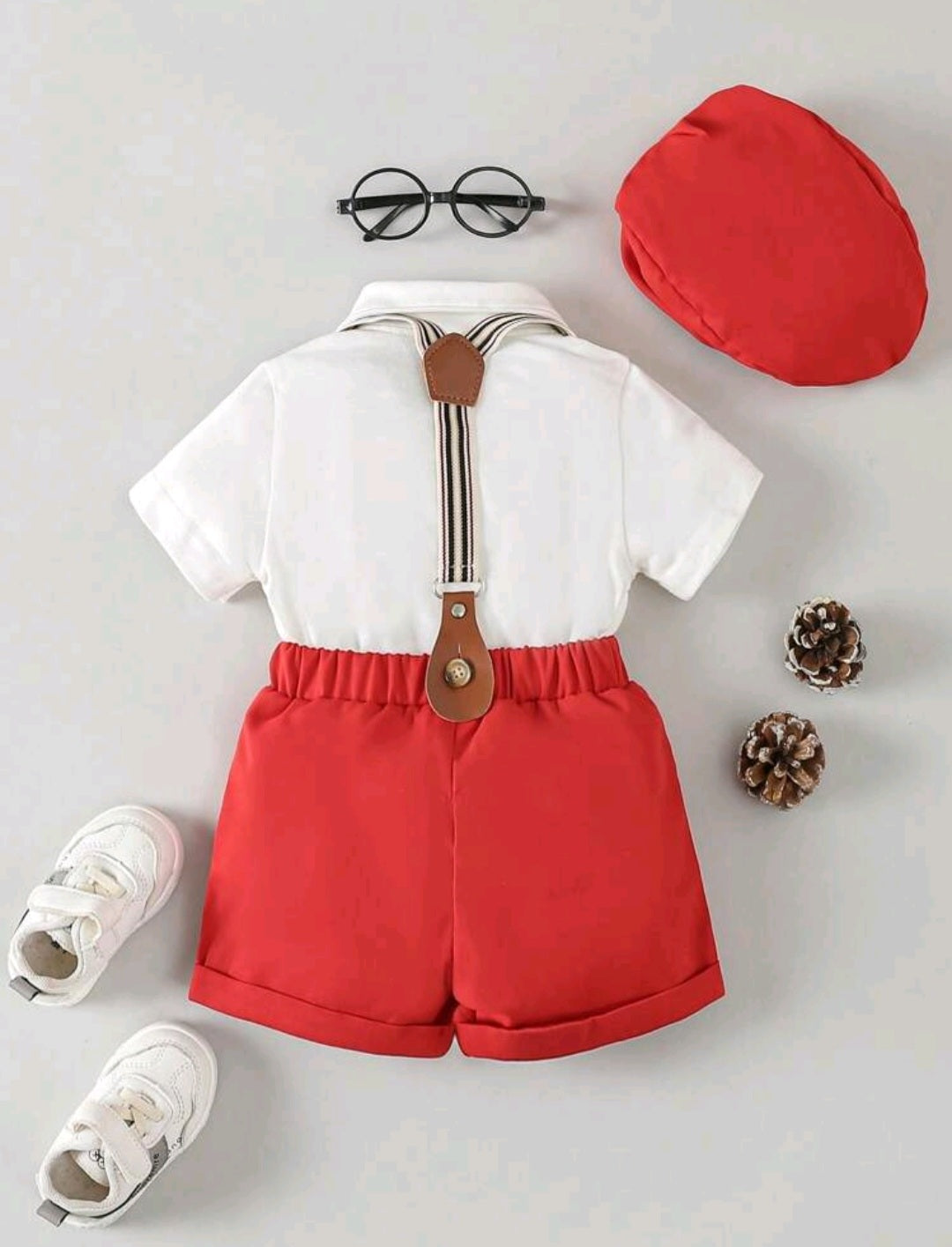 Red Gentleman Suit 5PSC  #2000231