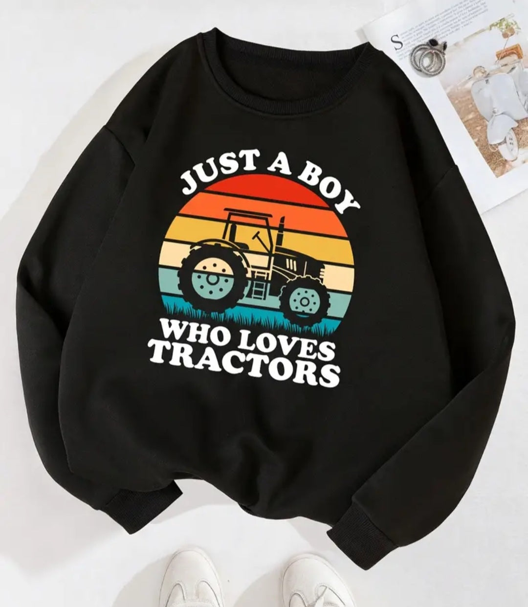 Just a Boy Who Loves a Tractor Top #2000334