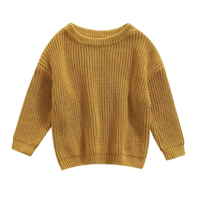 Mustard Luxury Sweater Gender Neutral #10020032