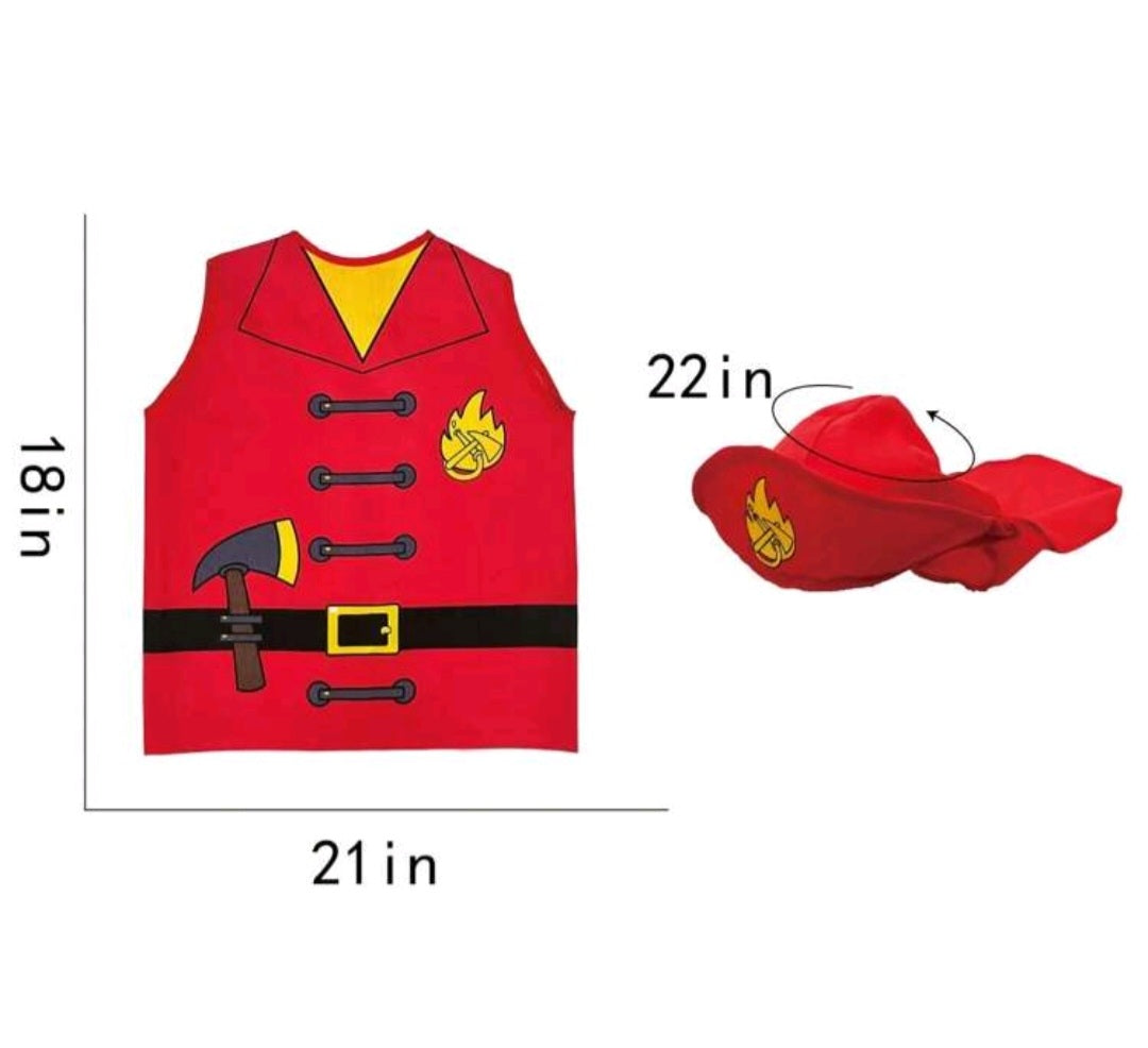 Fireman, Career Day, Halloween Outfit  #4000182