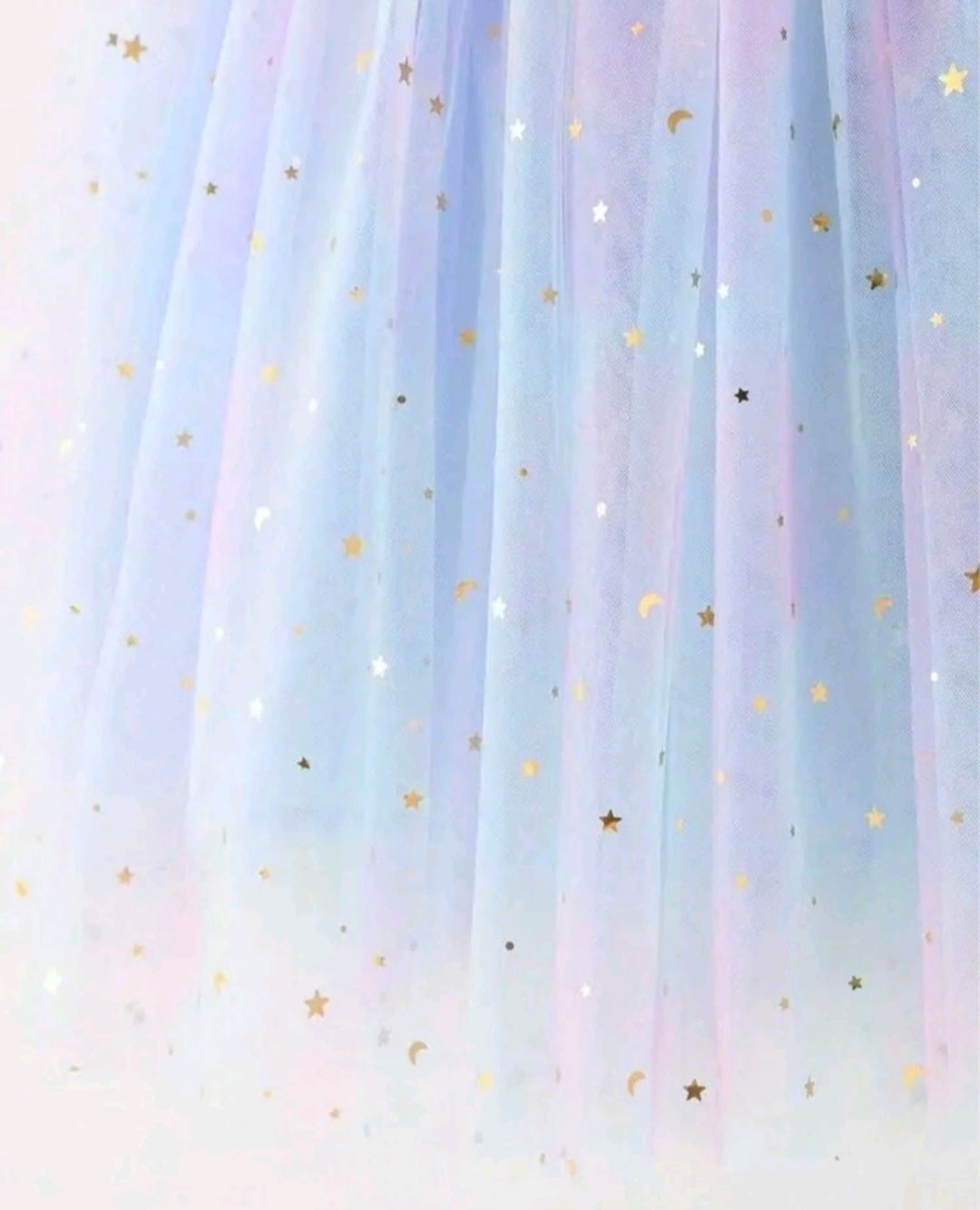 Blue Purple Star Tulle Dress #1000522
