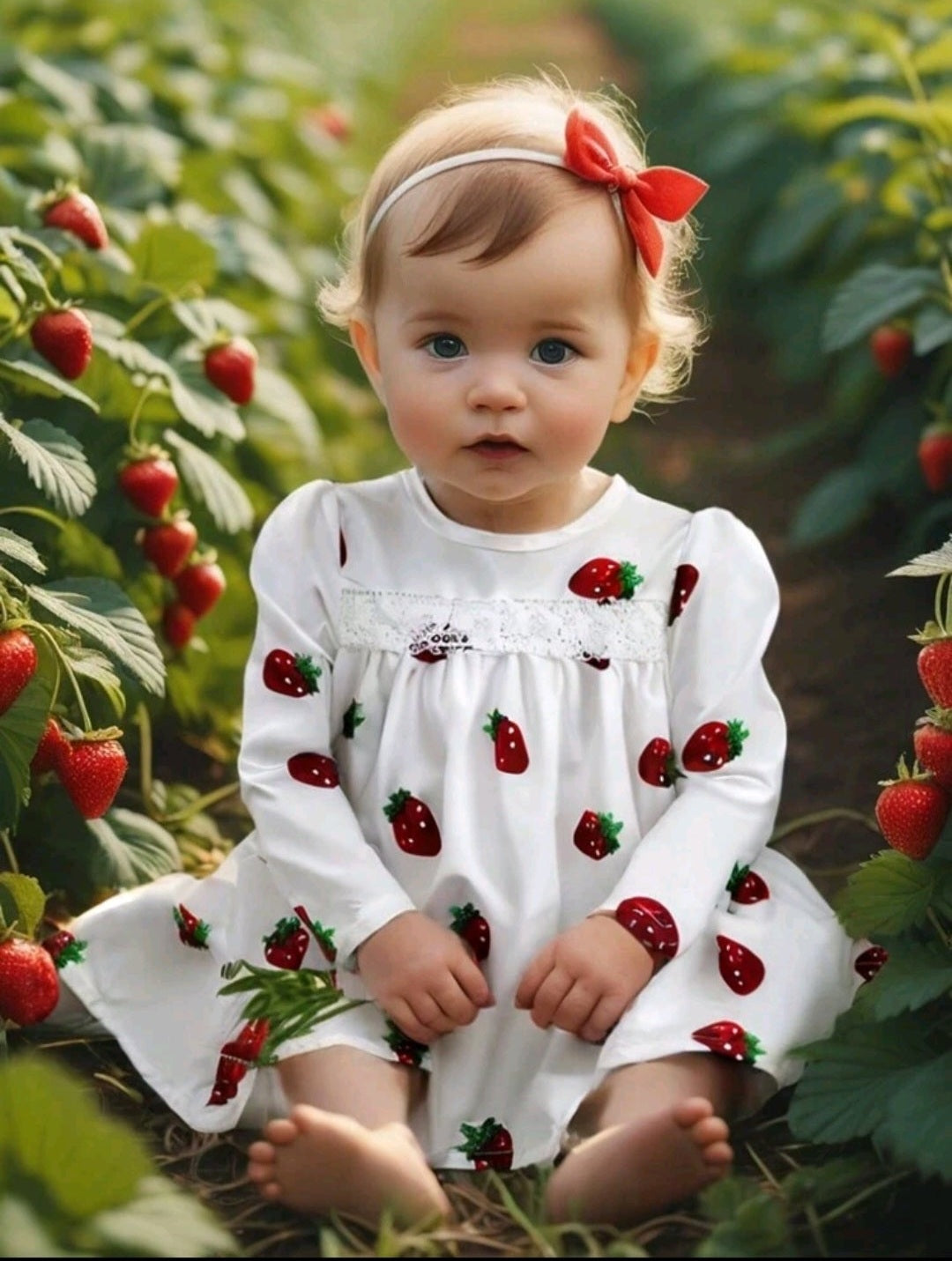 Strawberry Dress (Berry First Birthday, Sweet to Be 2,  A Berry Sweet Girl is Turning 3) #1001103