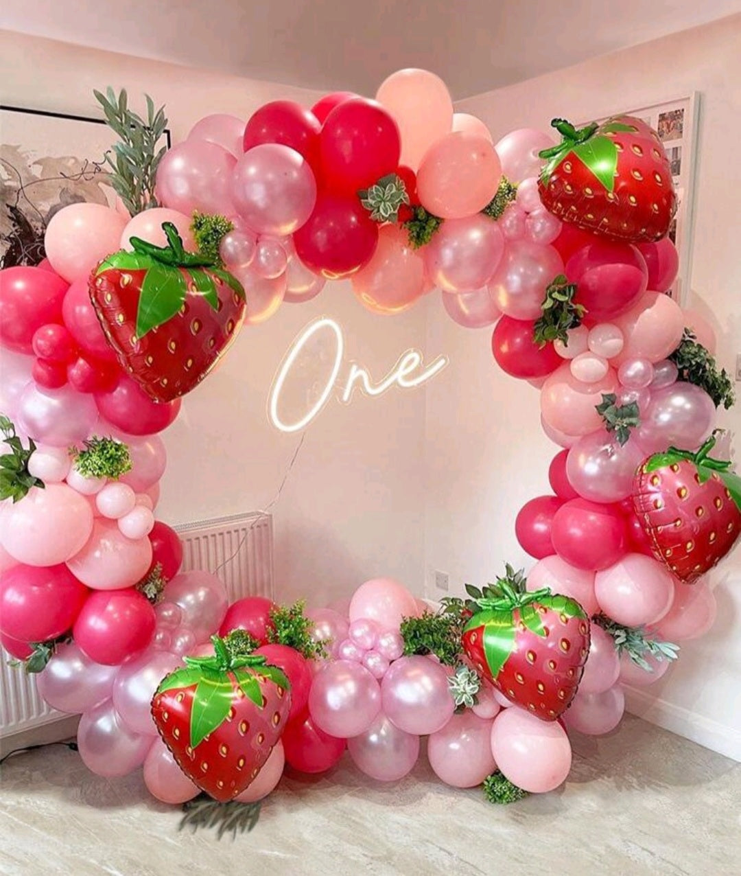 Strawberry Balloon Set 102PCS #500067