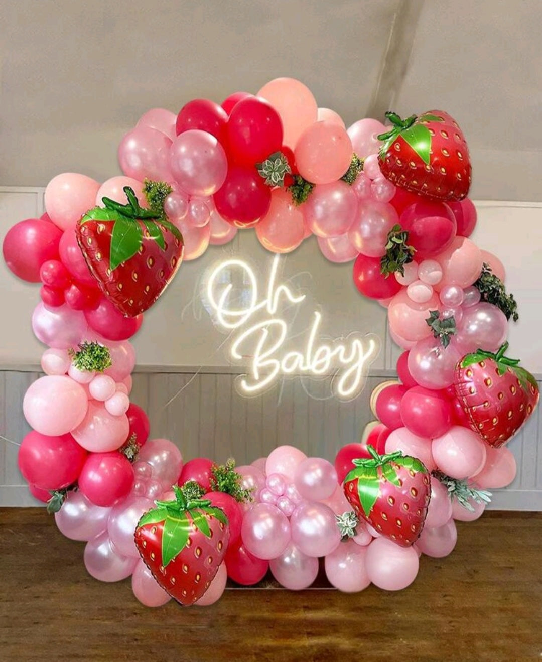 Strawberry Balloon Set 102PCS #500067