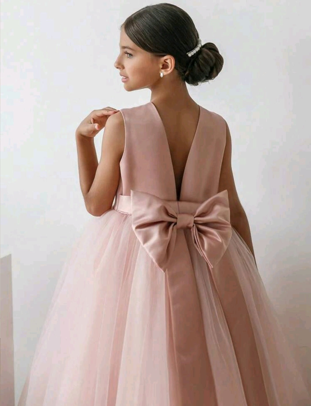 Glorious Pink Rose Princess Gown. #1000248