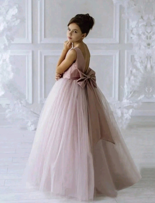 Pink Formal Dress with Headband #1000998