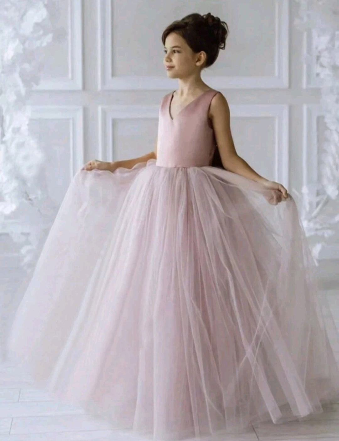 Pink Formal Dress with Headband #1000998