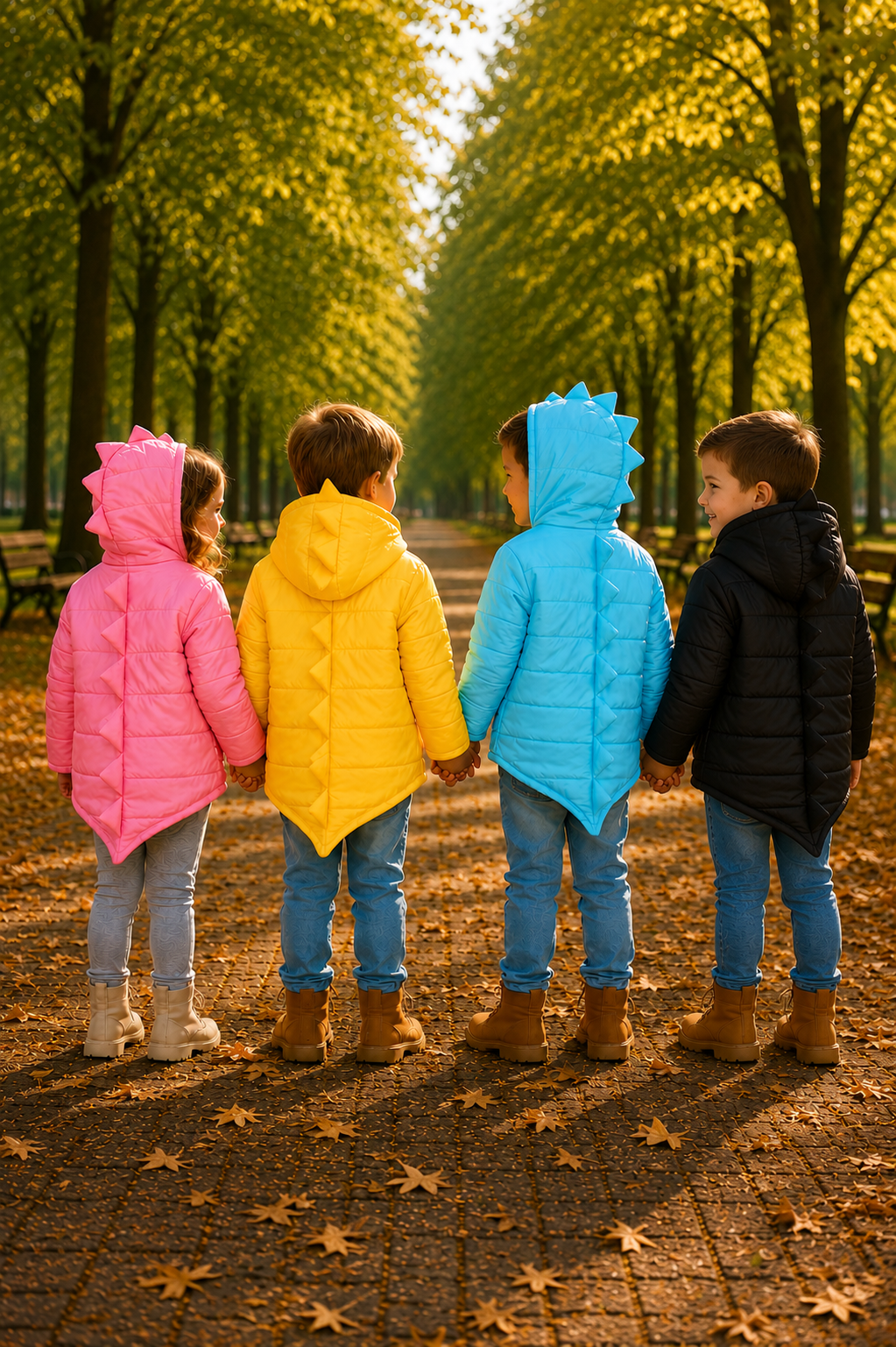 Dino Puffer Jacket Black #1000321