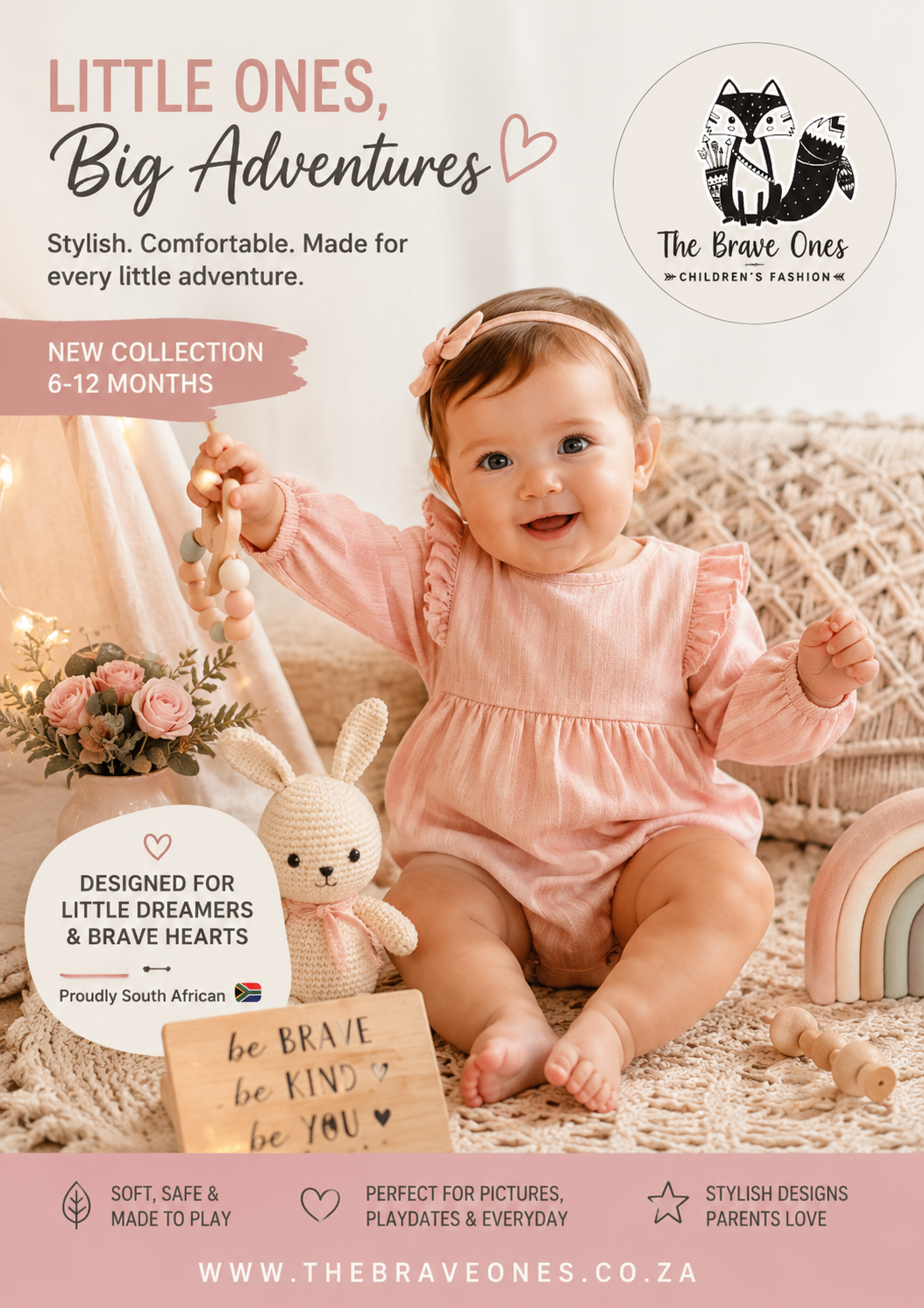 Pink Ruffle Sleeve Balloon Romper #100049