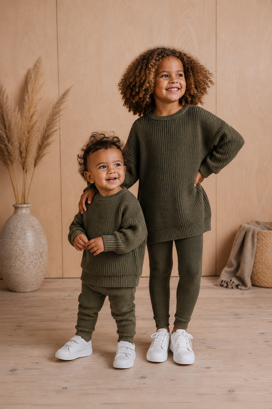 Olive Luxury Sweater Gender Neutral #10020028