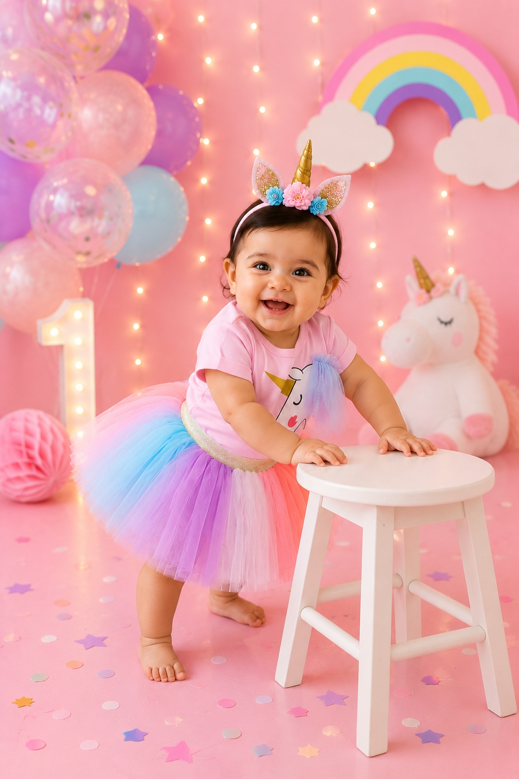 Unicorn Top and Rainbow Tutu #1000370