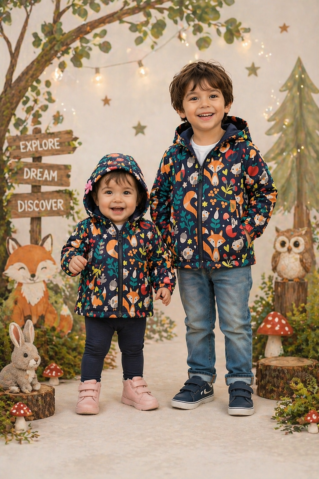 Fox Hooded Windbreaker #1000203