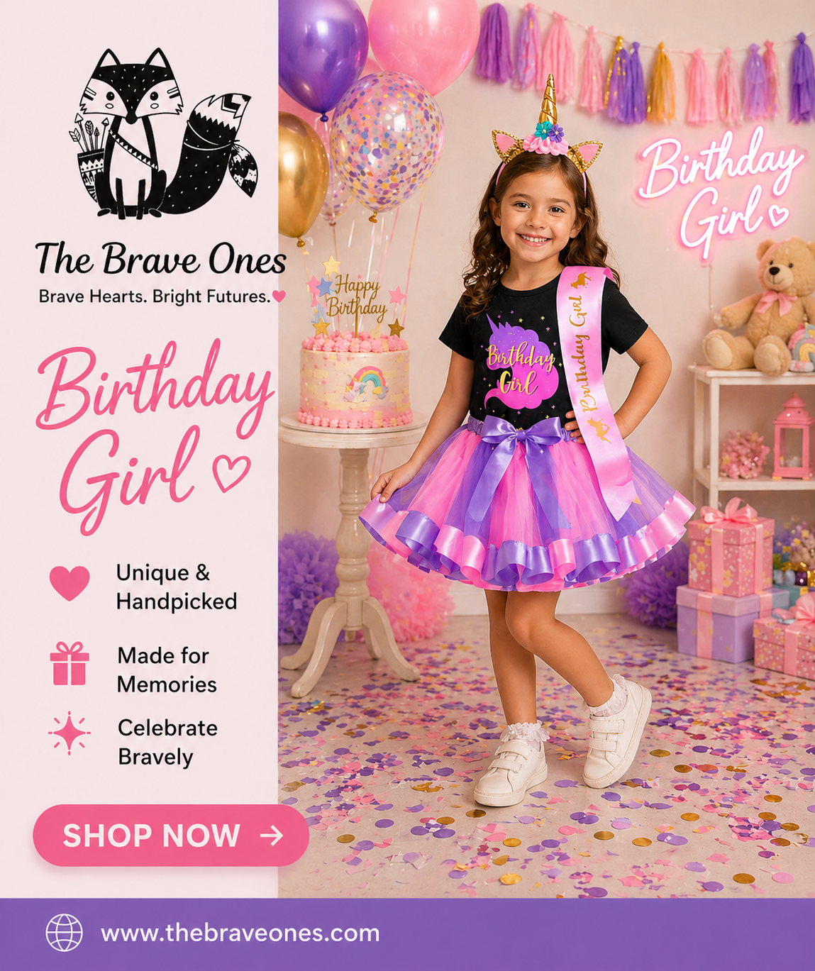 4PSC Unicorn Birthday Outfit  #1000331