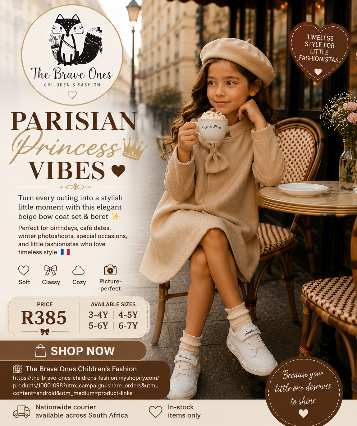 Being Melton Coat and Beret #10001098