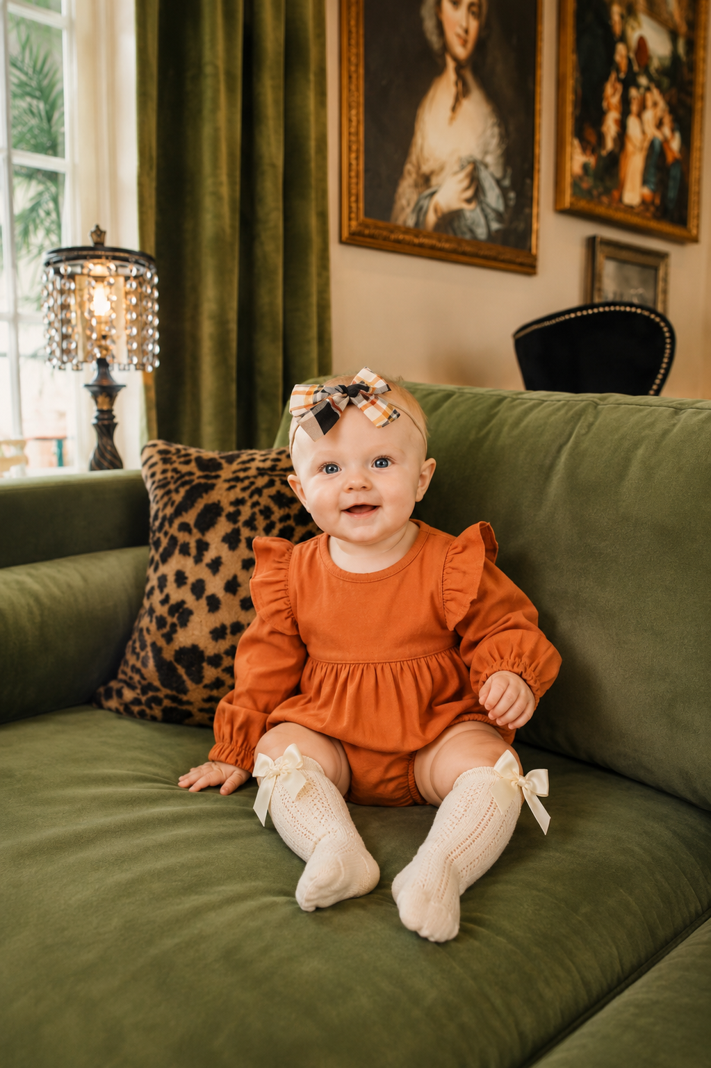 Pumpkin Spice Balloon Romper #100039