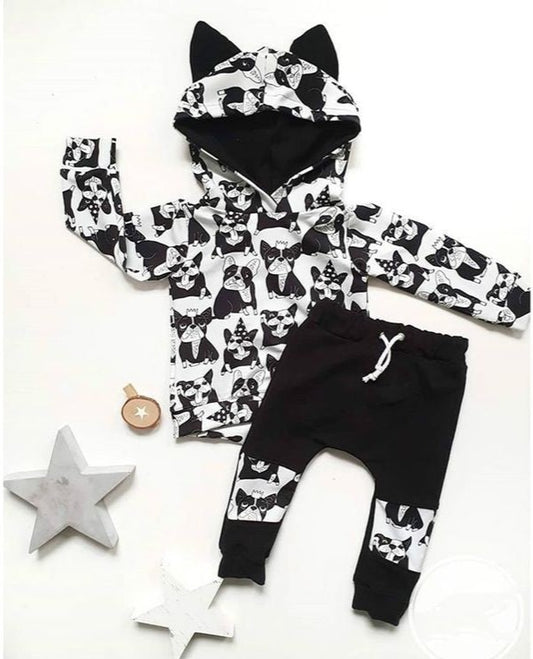 Pug Hooded Tracksuit and Matching Pants #200015